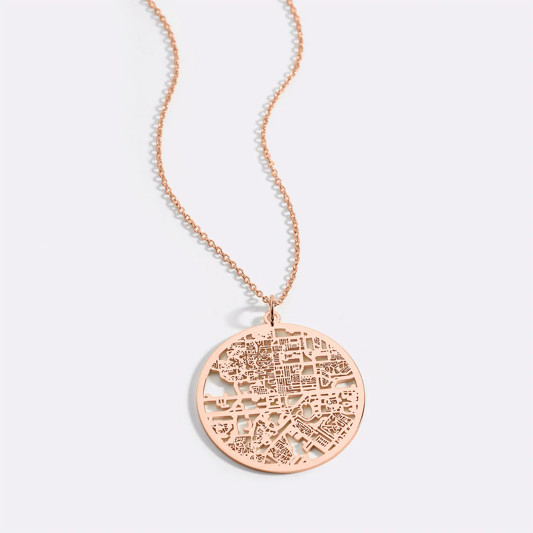 Custom Map Pendant Necklace - Image 63