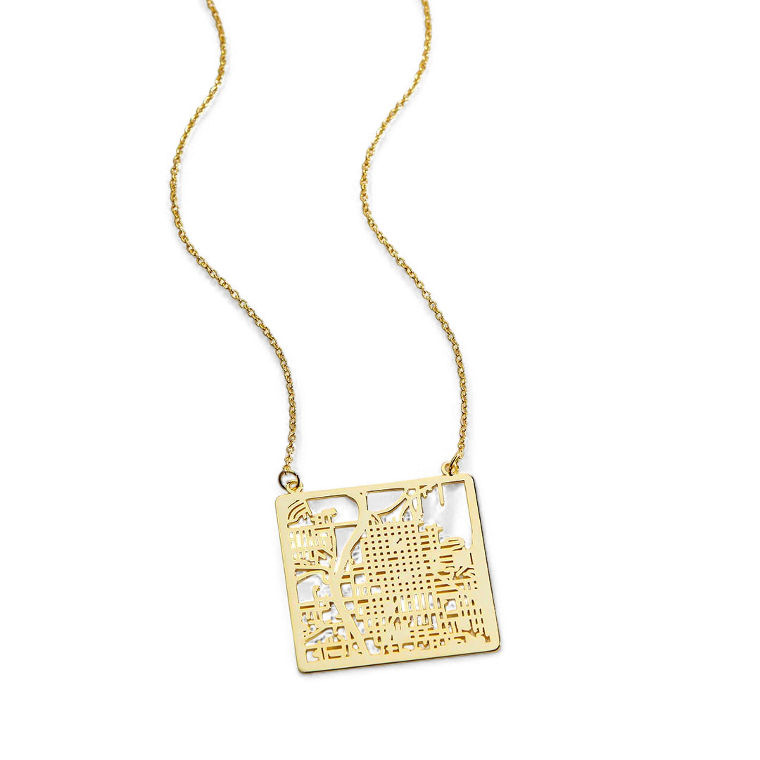Custom Map Pendant Necklace - Image 72