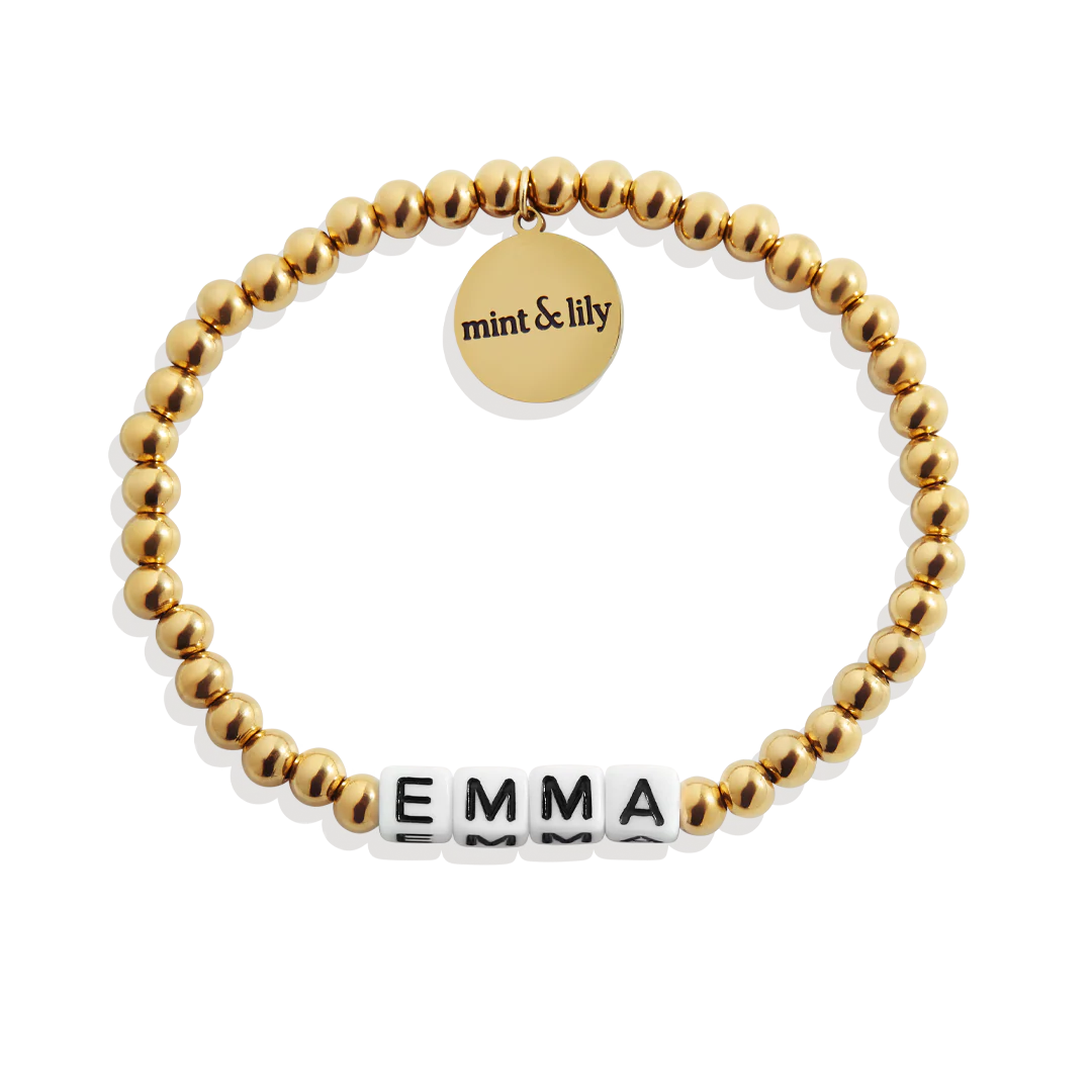 Custom Waterproof Gold Beaded Friendship Bracelet - Image 3