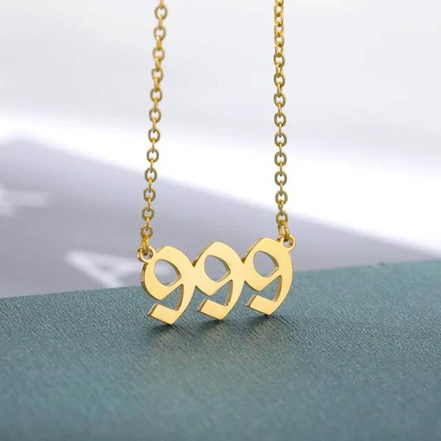 Dainty Angel Number Necklace - Image 20