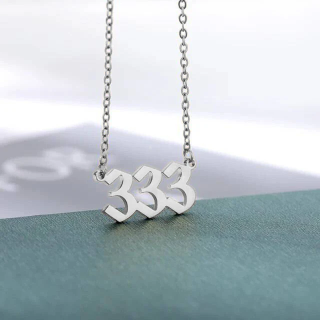 Dainty Angel Number Necklace - Image 37