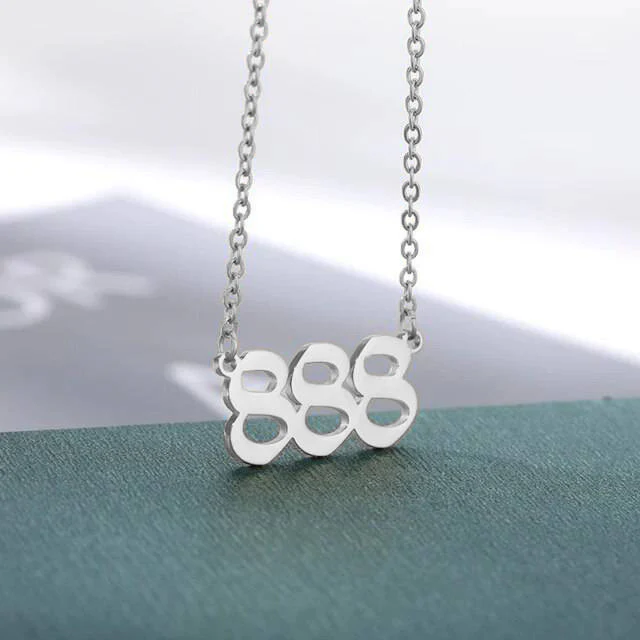 Dainty Angel Number Necklace - Image 42