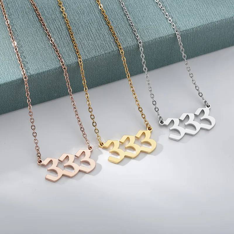 Dainty Angel Number Necklace - Image 9