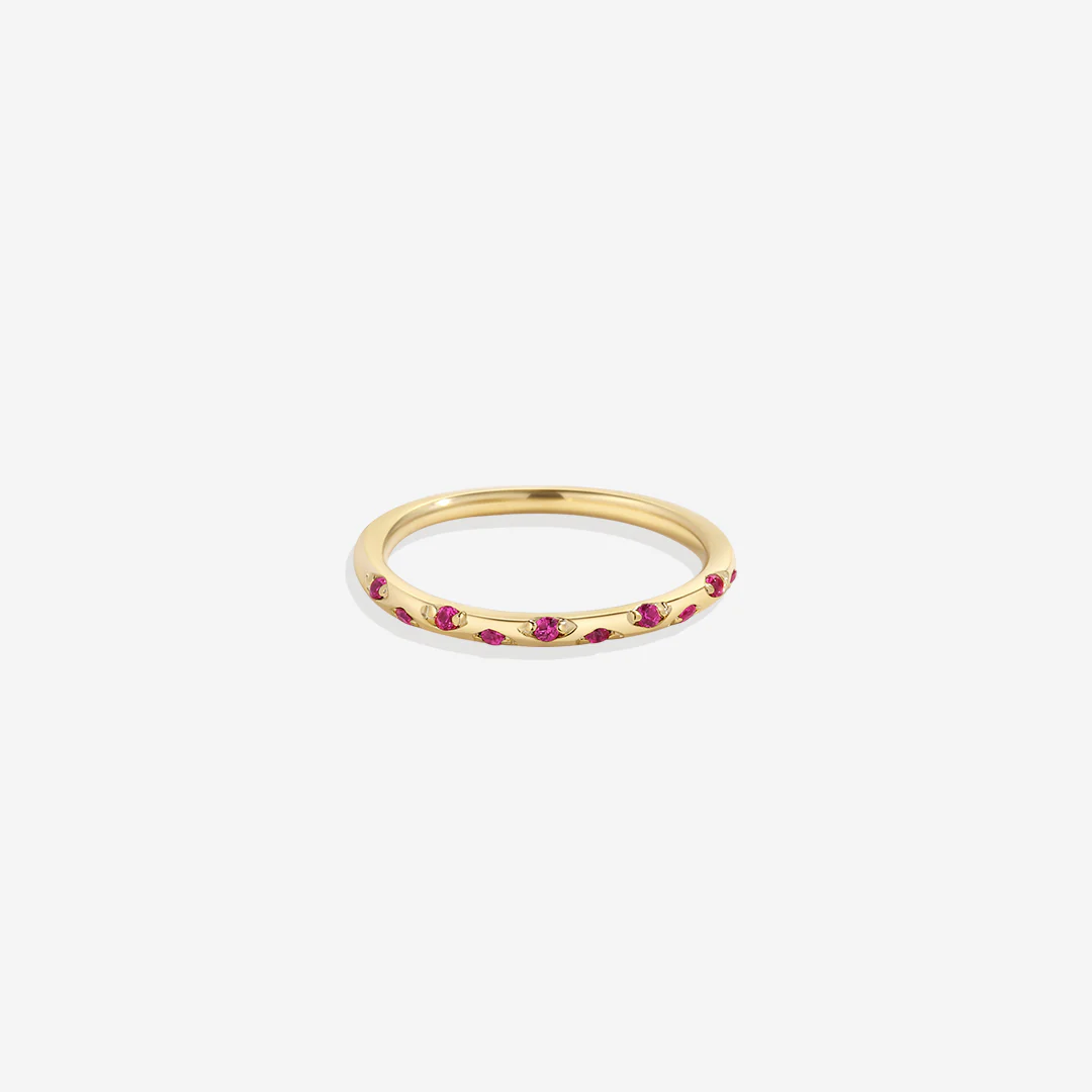 Dainty Constellation Birthstone Ring - Image 14