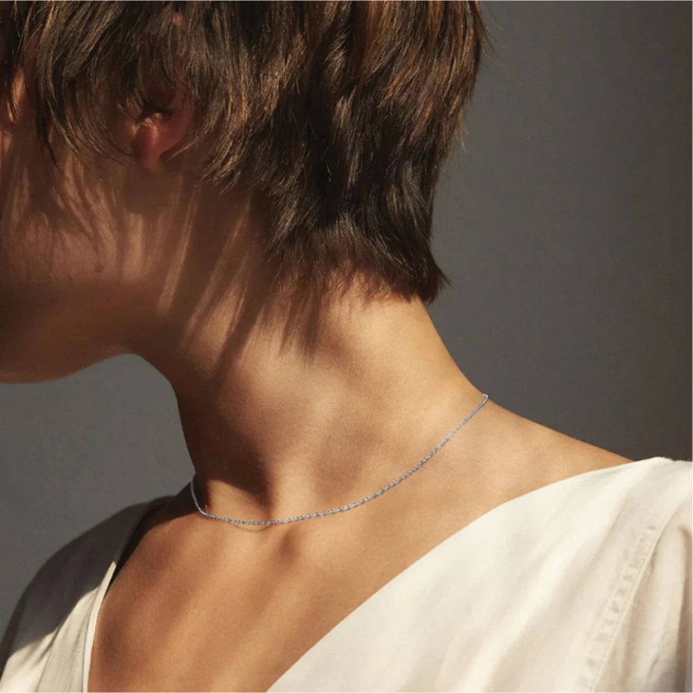 Dainty Cable Chain Necklace - Image 10