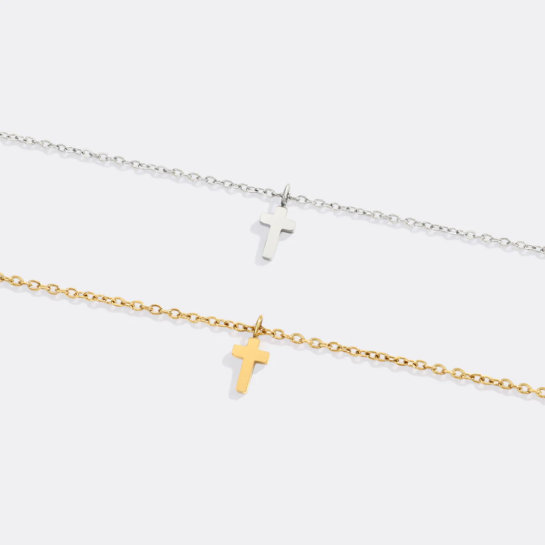 Dainty Cross Pendant - Image 10