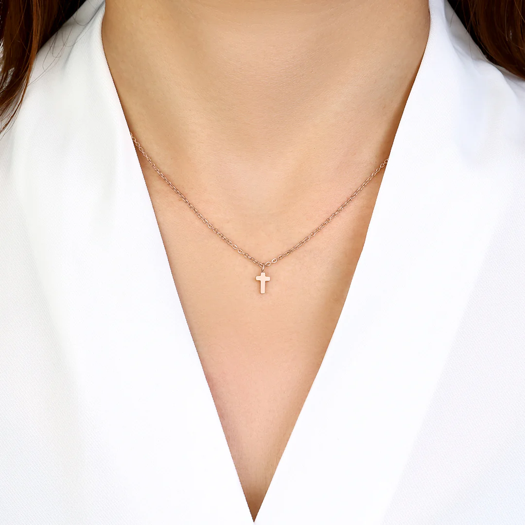 Dainty Cross Pendant - Image 11