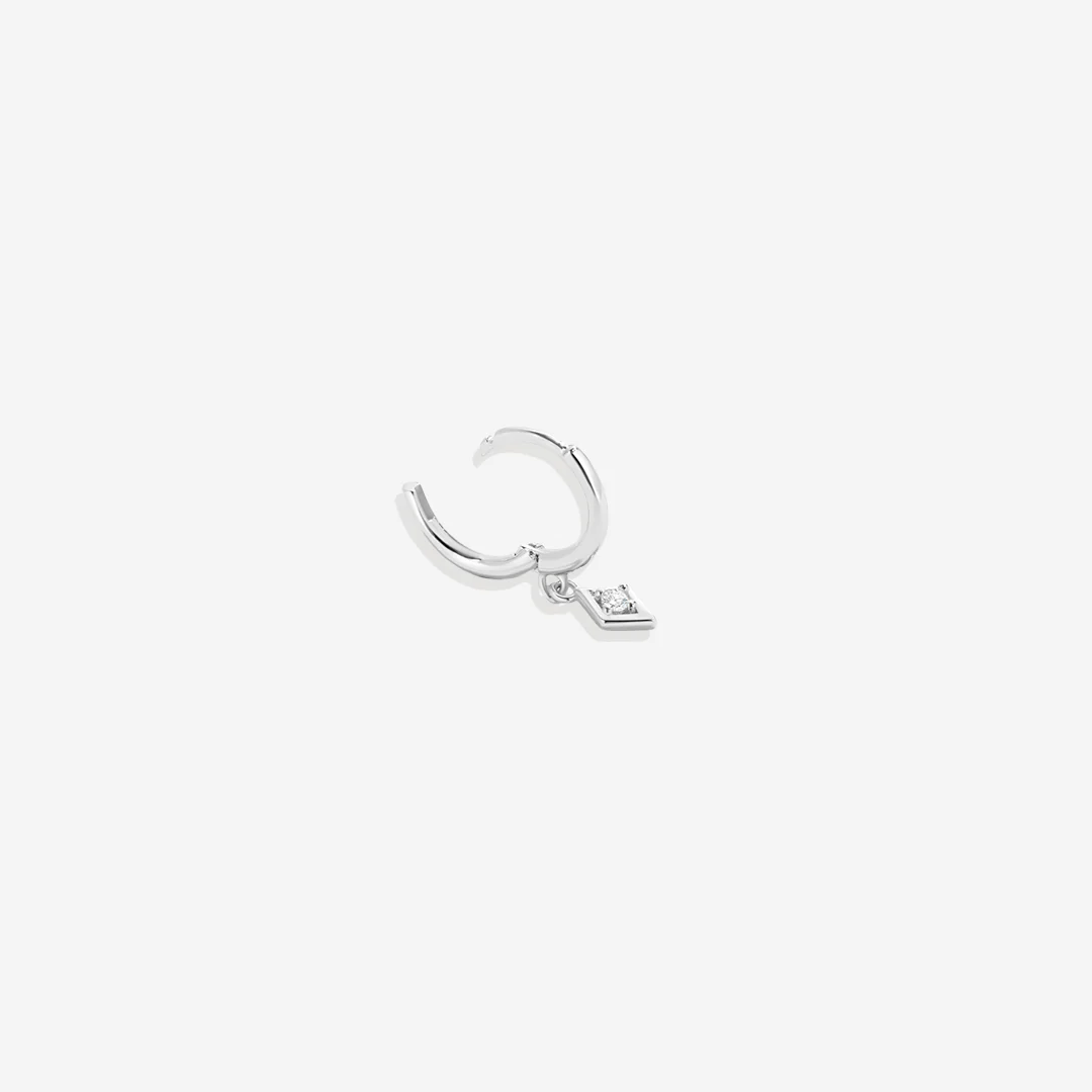 Dainty Diamond Charm Earrings - Image 13