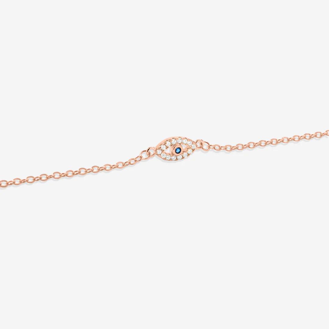 Dainty Evil Eye Charm Bracelet - Image 19