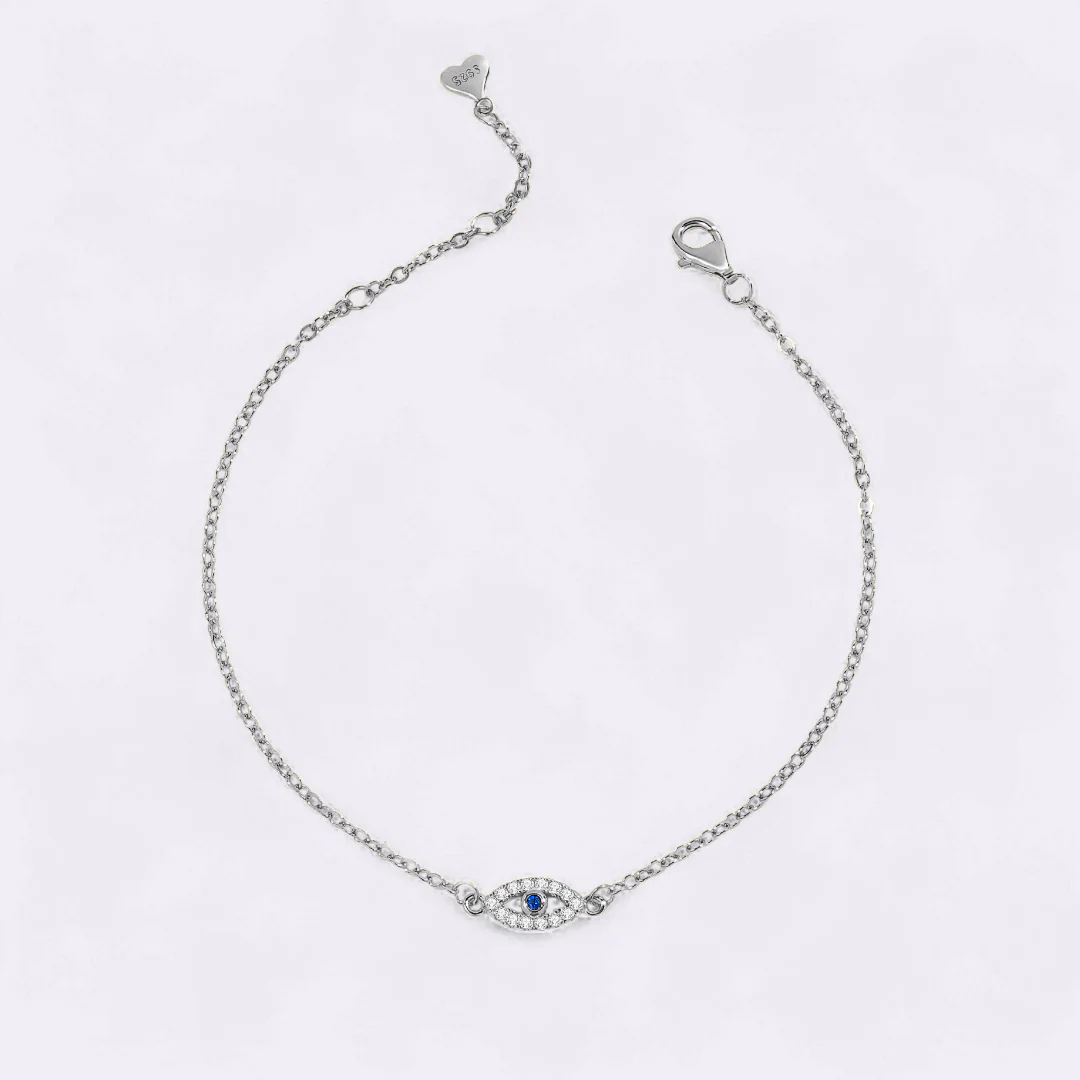 Dainty Evil Eye Charm Bracelet - Image 30