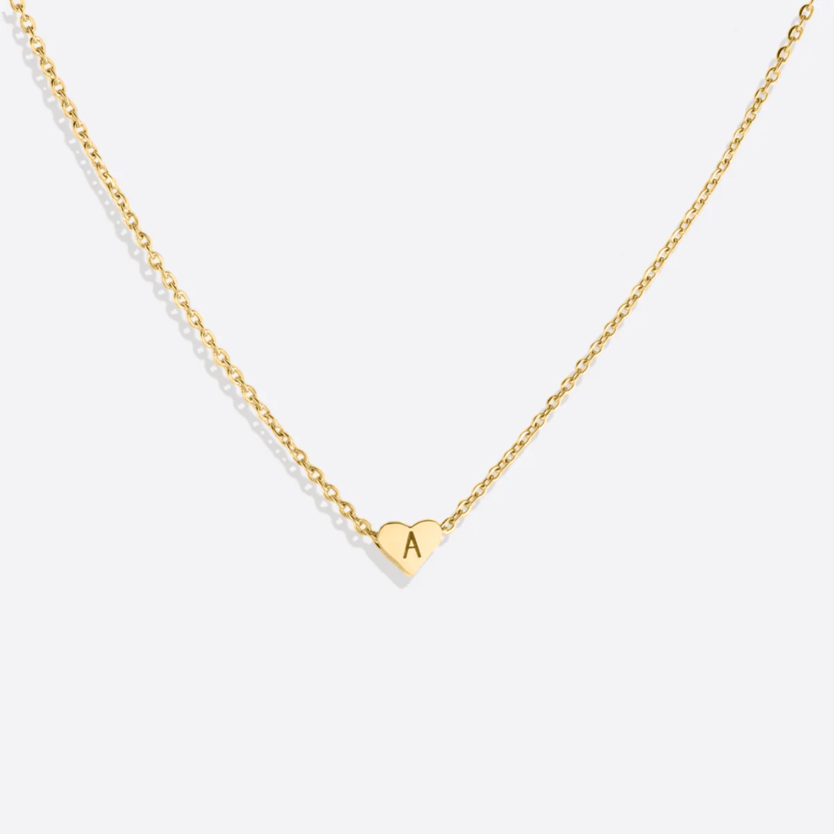 Dainty Heart Initial Necklace - Image 13