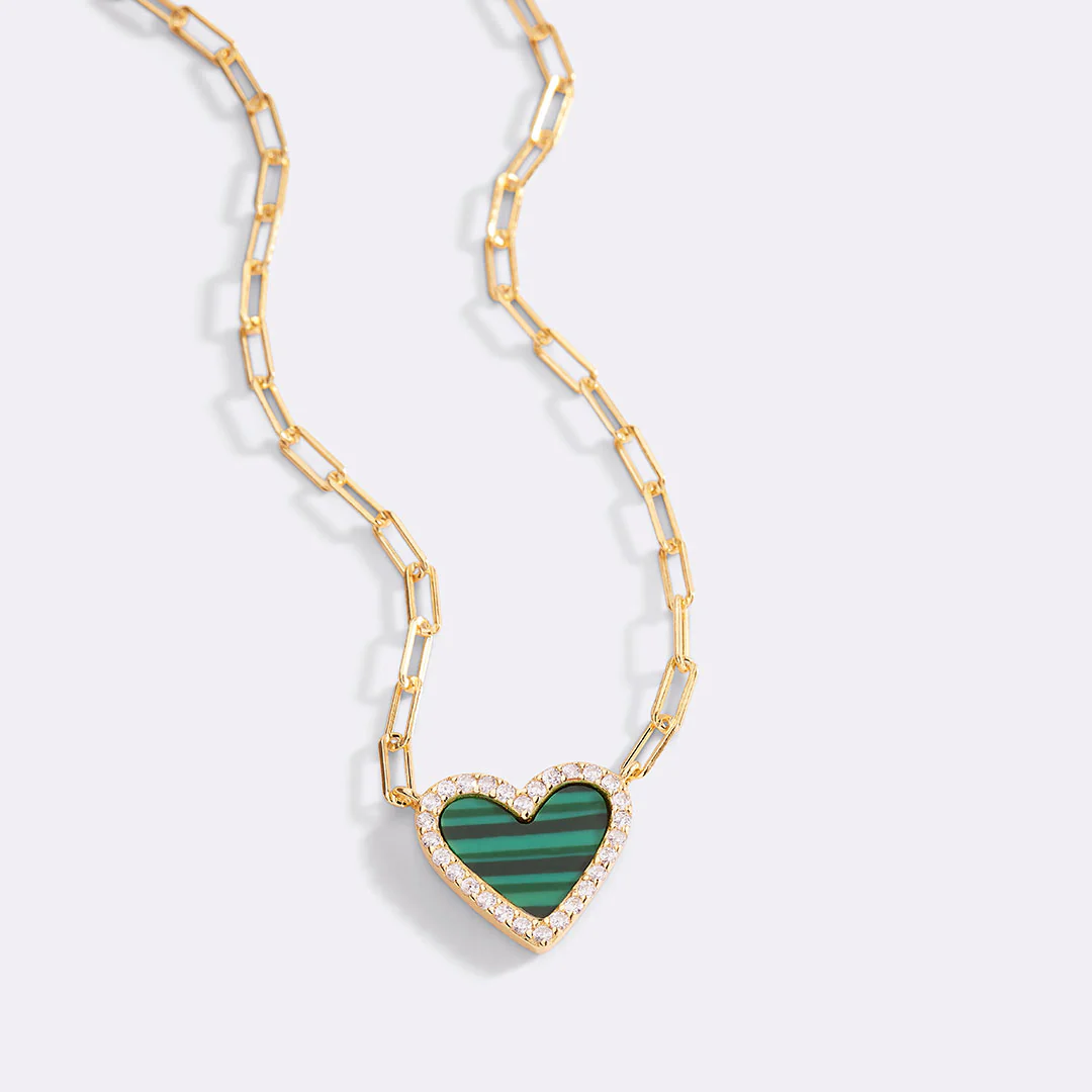 Dainty Heart Paperclip Necklace - Image 16
