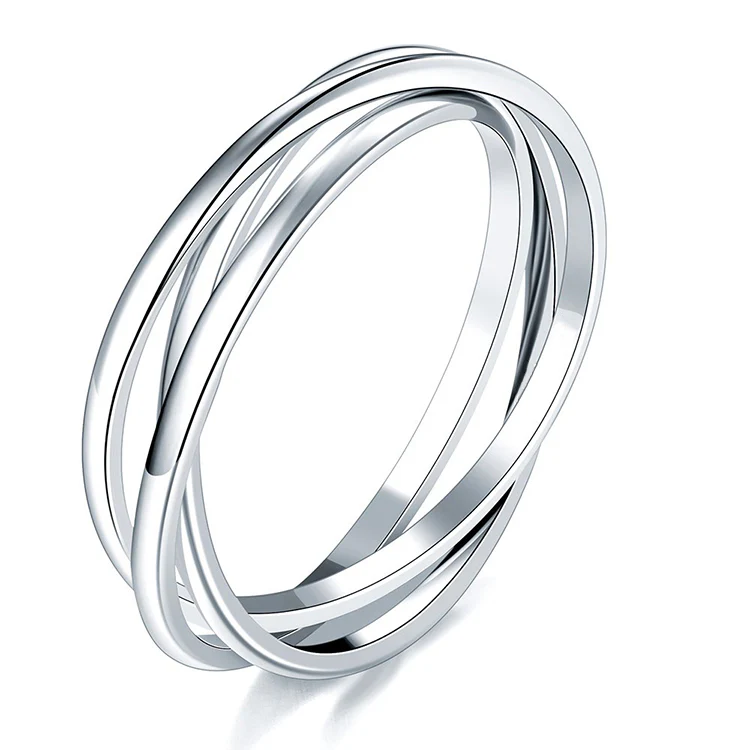 Dainty Interlocking Fidget Ring - Image 13