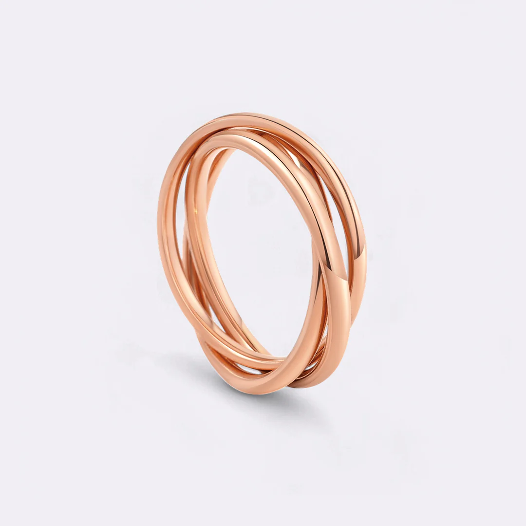Dainty Interlocking Fidget Ring - Image 34