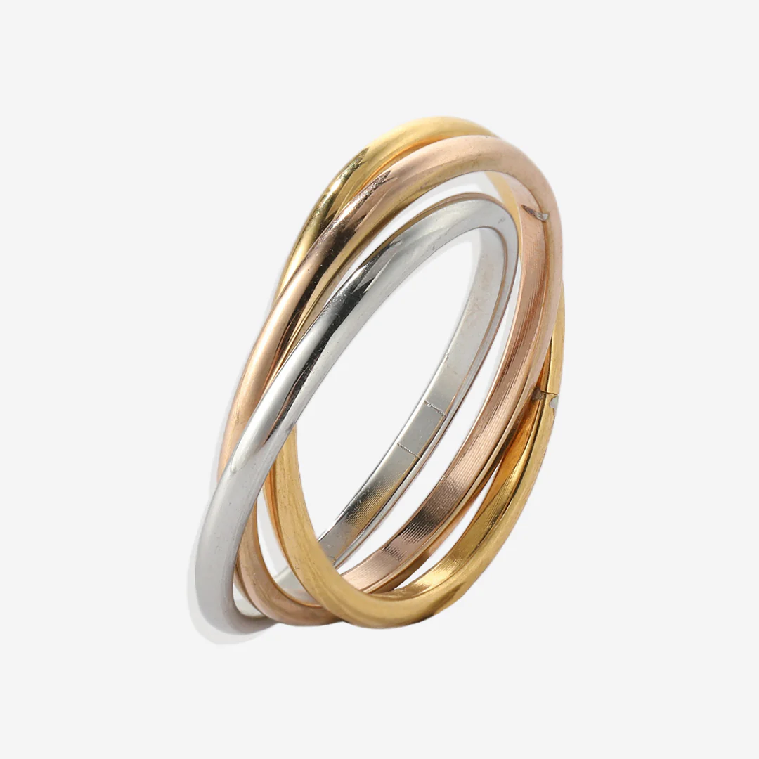 Dainty Interlocking Fidget Ring - Image 35