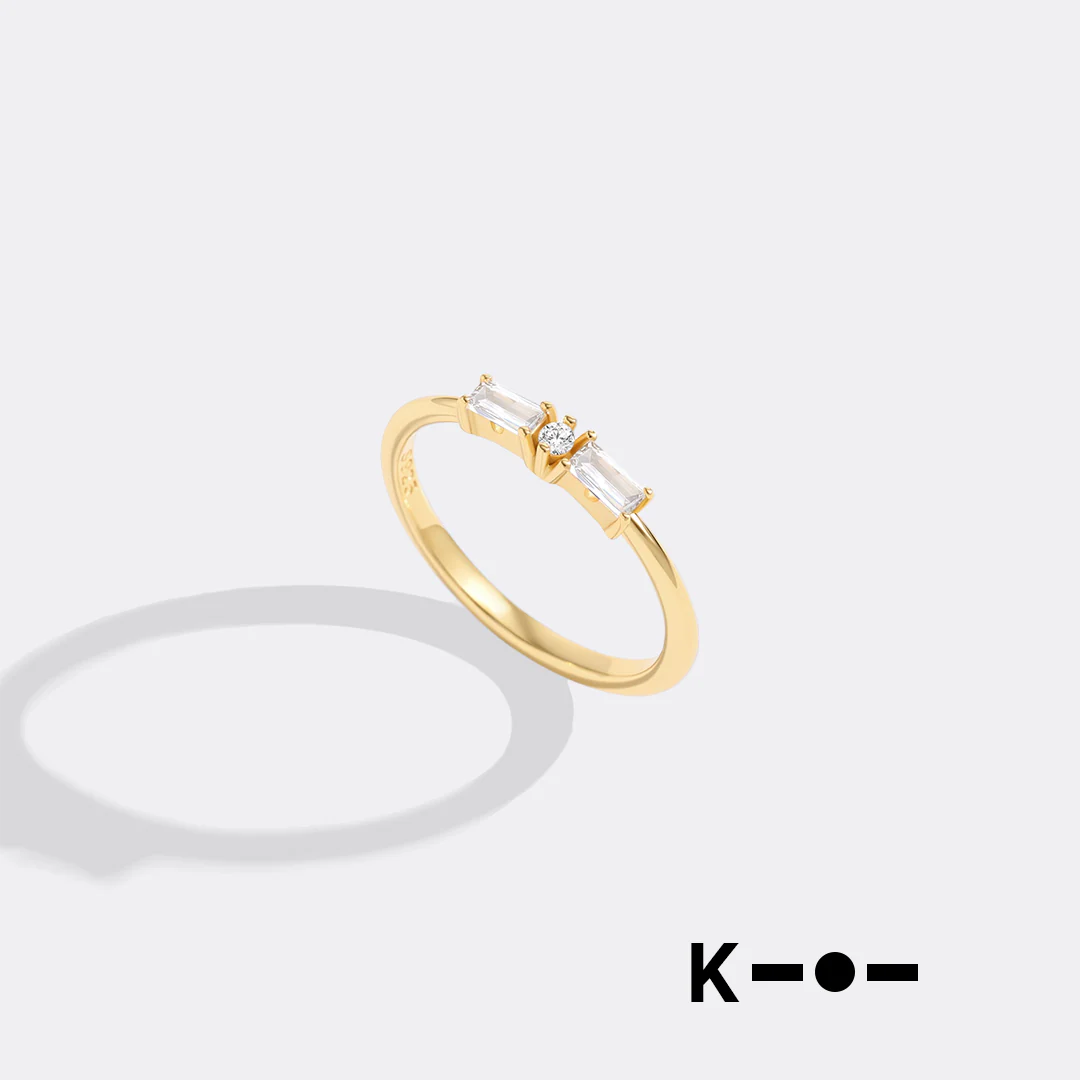Dainty Personalized Morse Code Ring - Image 15