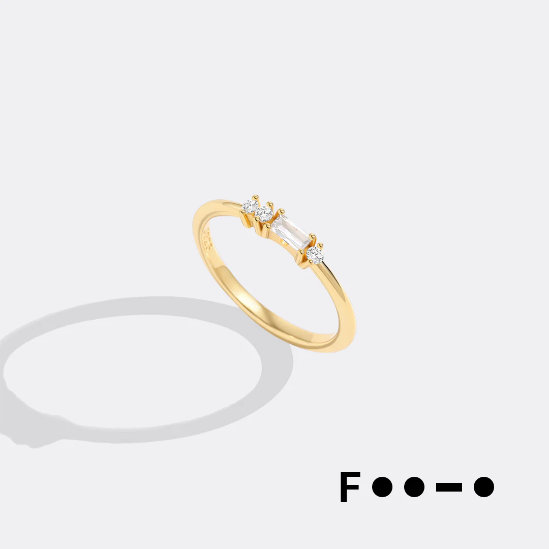 Dainty Personalized Morse Code Ring Size 12 - Image 10