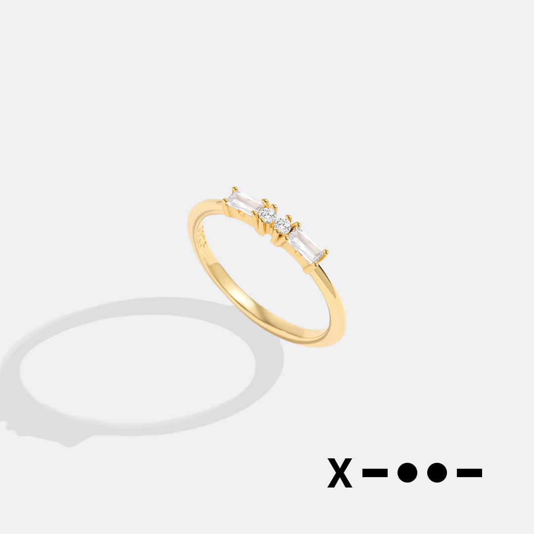 Dainty Personalized Morse Code Ring - Image 28