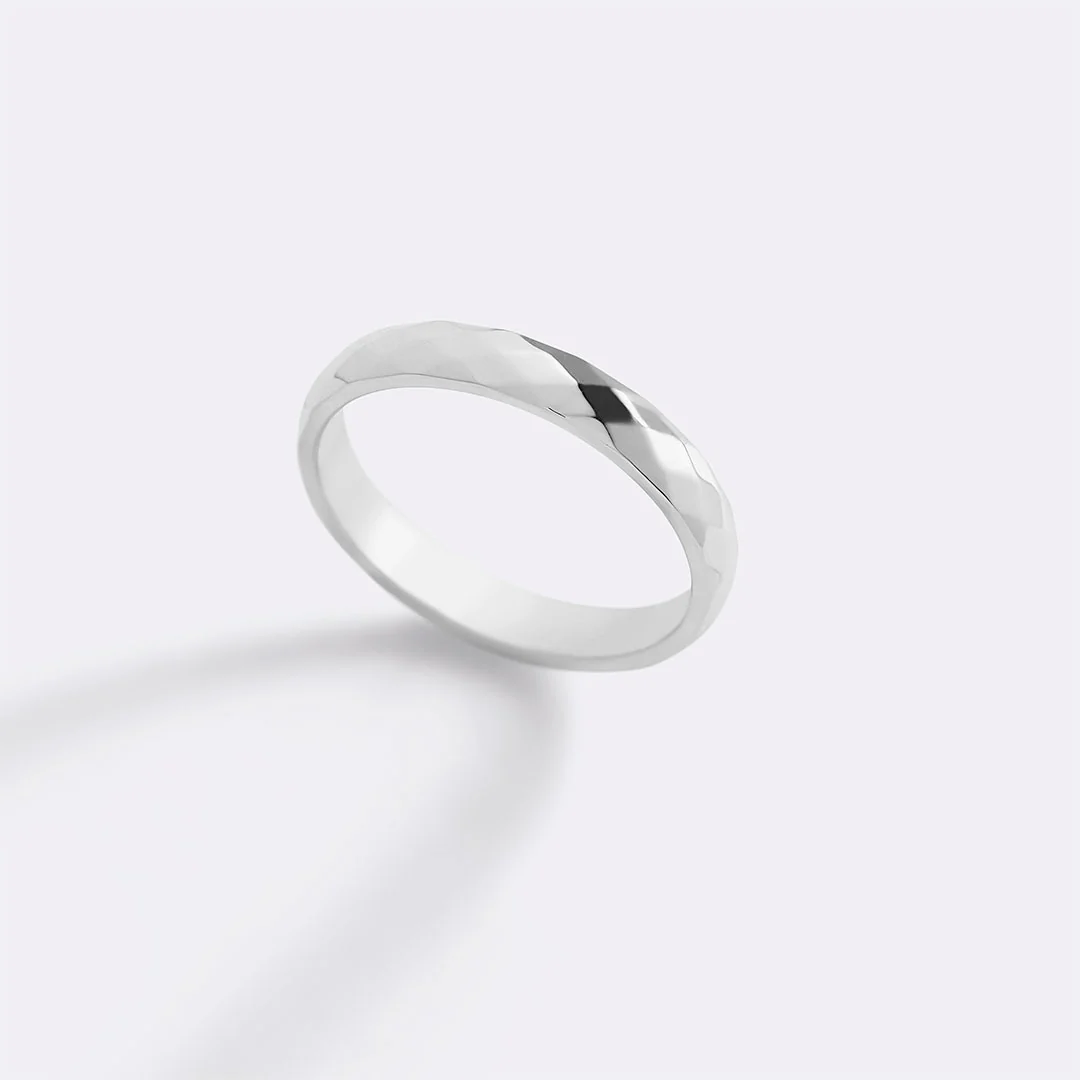 Delicate Hammered Band - Image 17