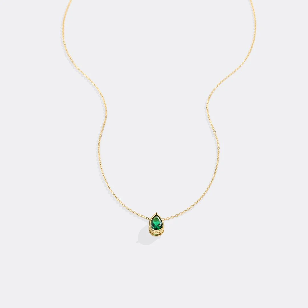 Diamond Teardrop Necklace - Image 12