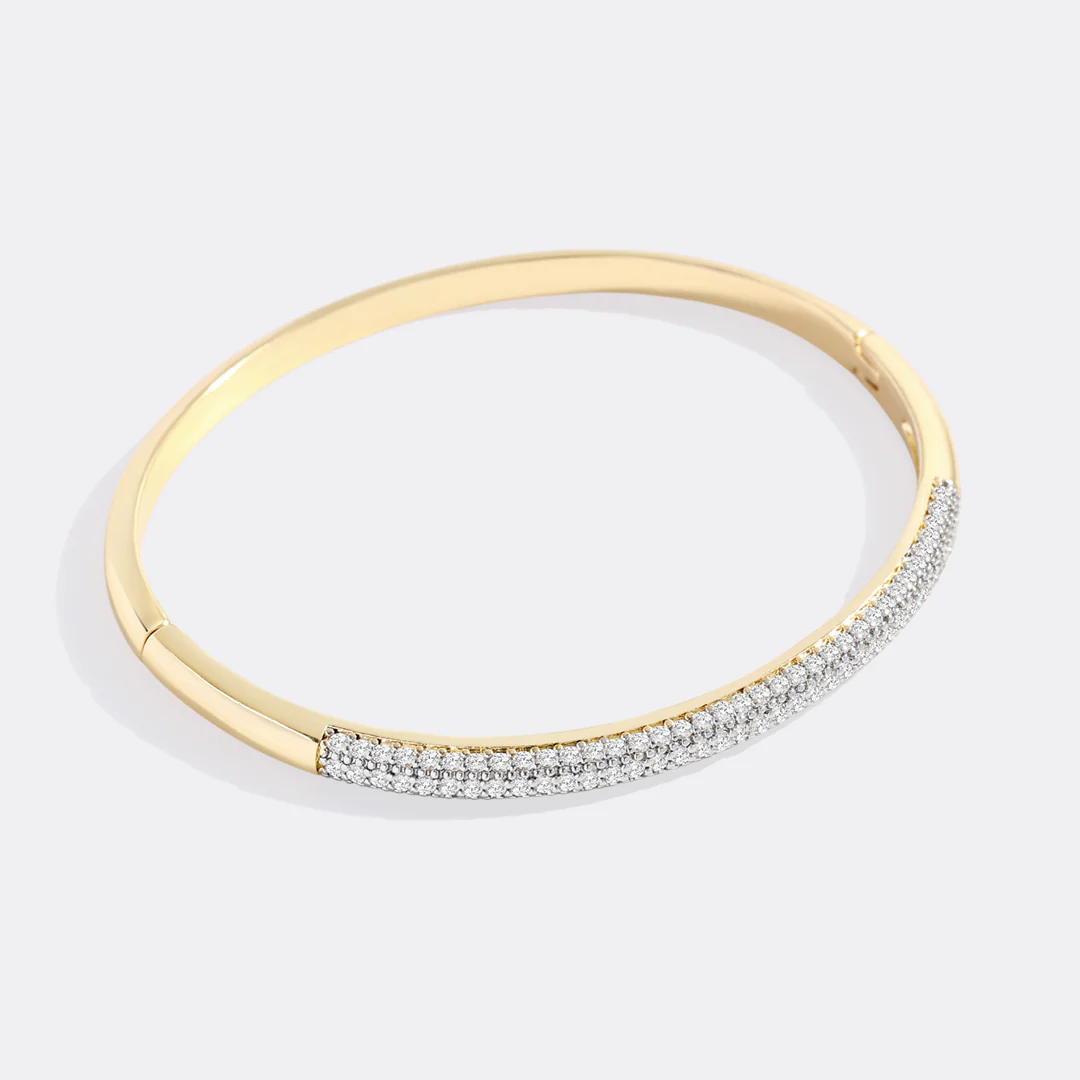 Domed Pave Cuff Bracelet - Image 4
