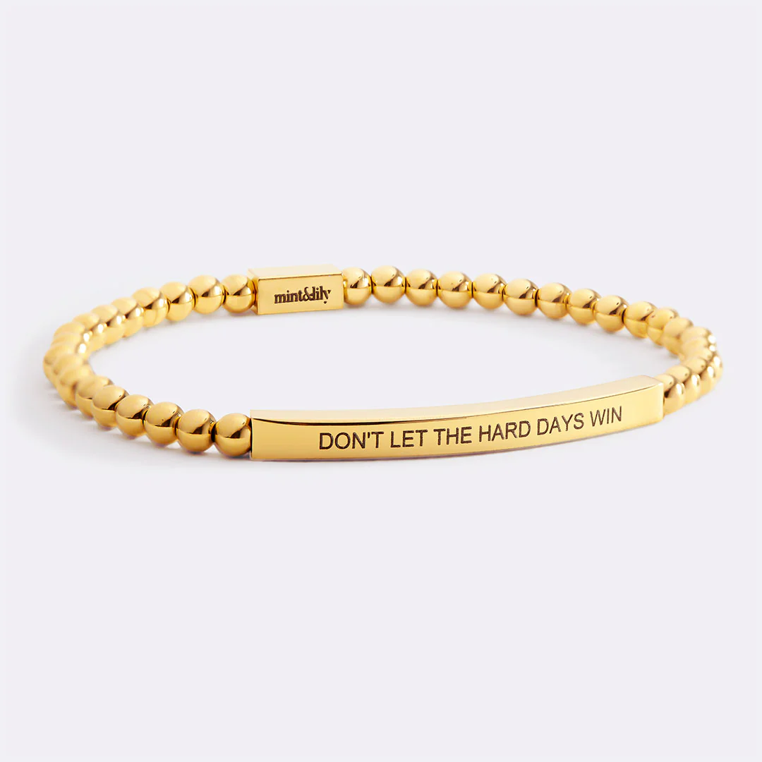 Don't Let The Hard Days Win Beaded Inspire Bracelet - Image 11