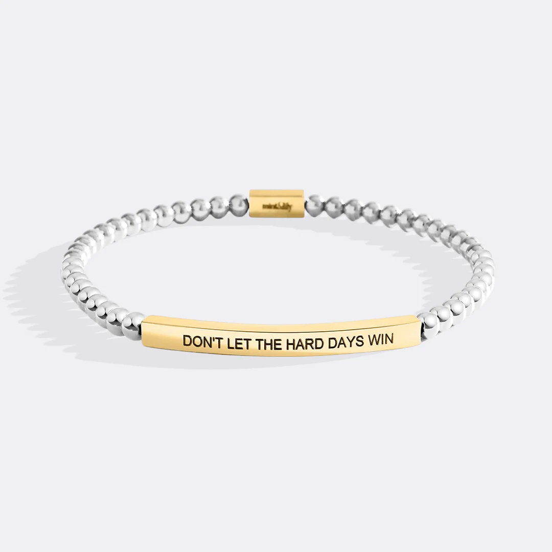 Don't Let The Hard Days Win Beaded Inspire Bracelet - Image 28
