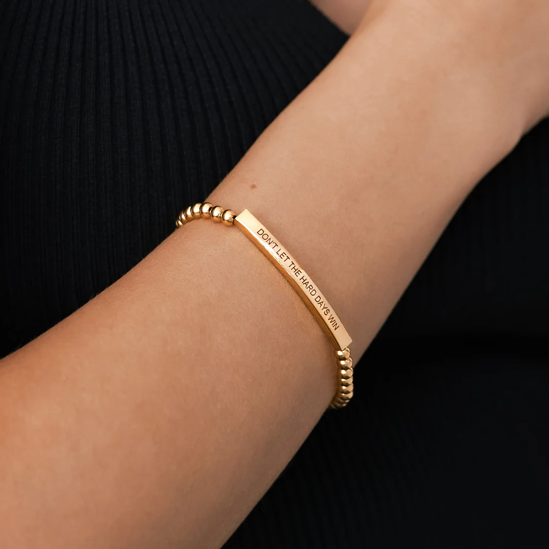 Don't Let The Hard Days Win Beaded Inspire Bracelet - Image 36