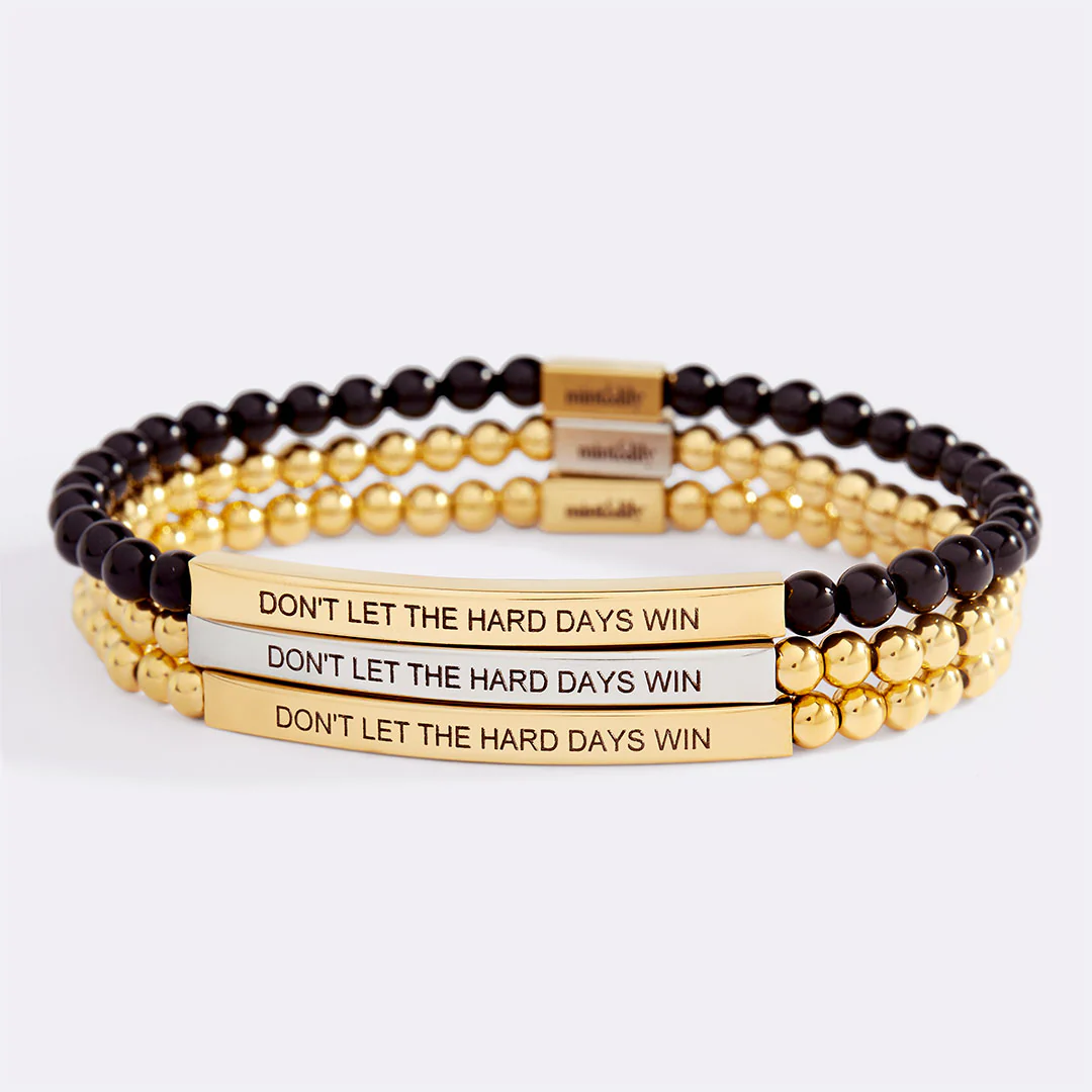 Don't Let The Hard Days Win Beaded Inspire Bracelet - Image 39