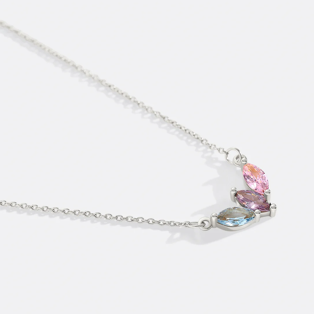 Elegant Family Birthstone Necklace - Image 20