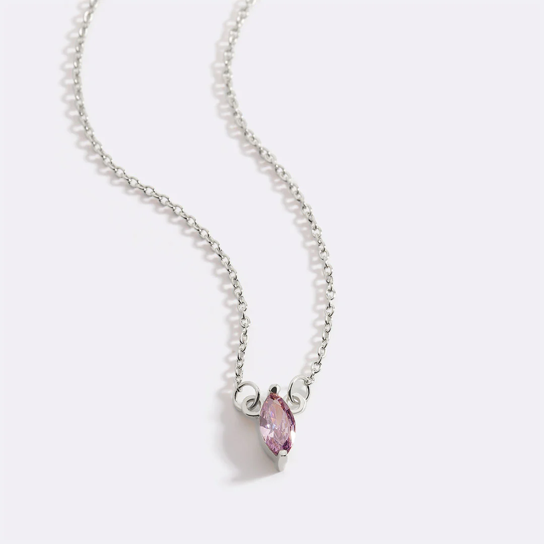 Elegant Family Birthstone Necklace - Image 26