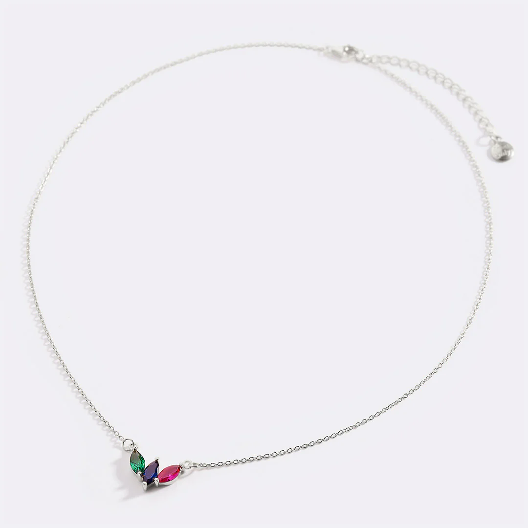 Elegant Family Birthstone Necklace - Image 29