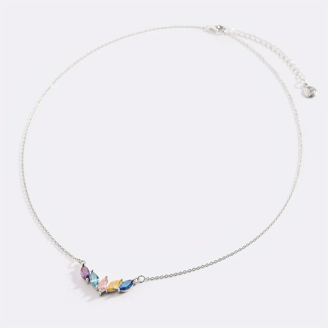 Elegant Family Birthstone Necklace - Image 30