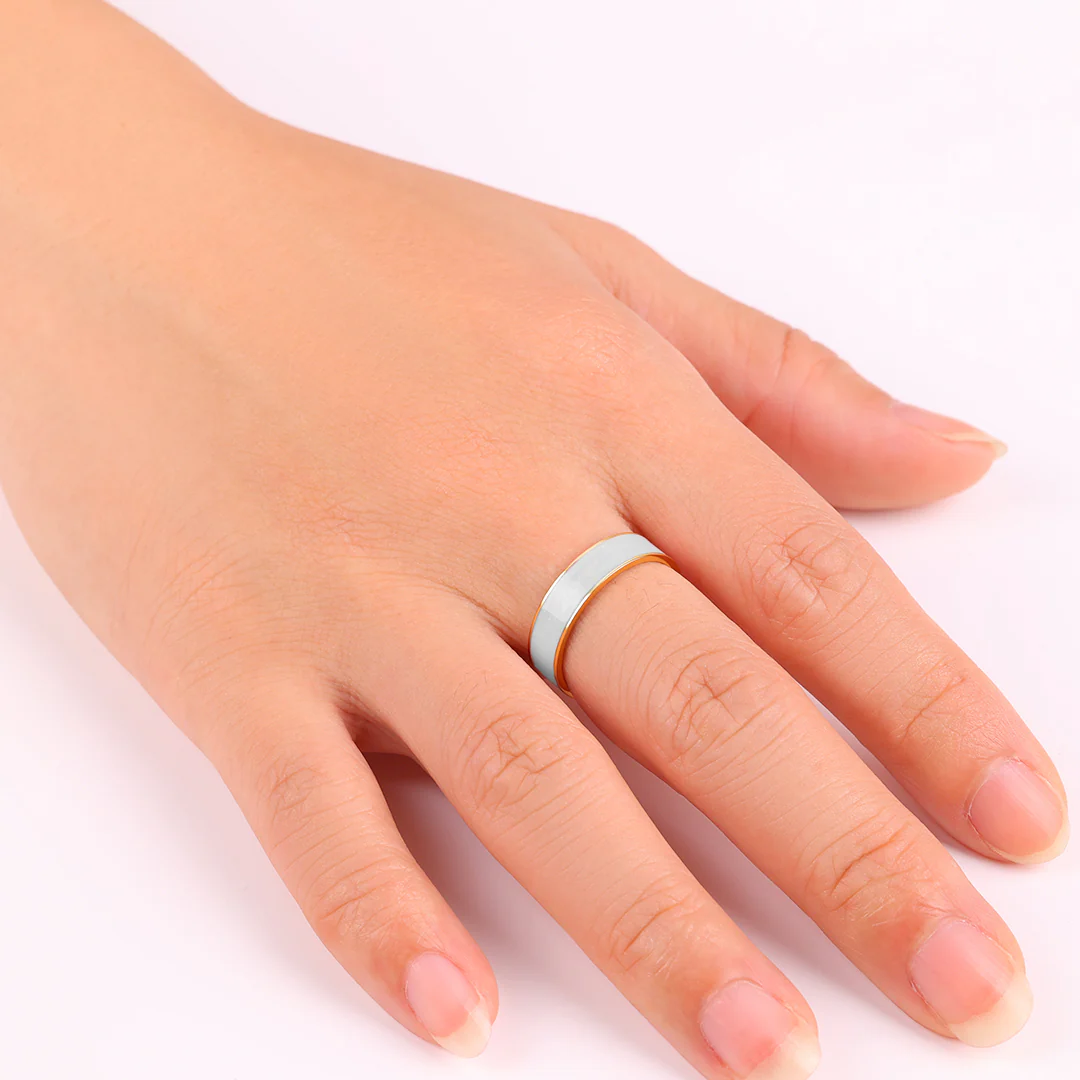 Enamel Band Ring - Image 13