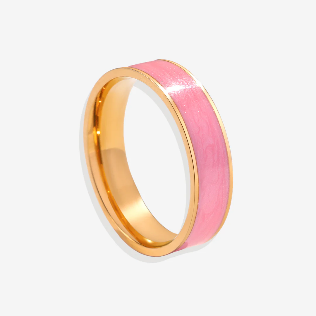 Enamel Band Ring - Image 5