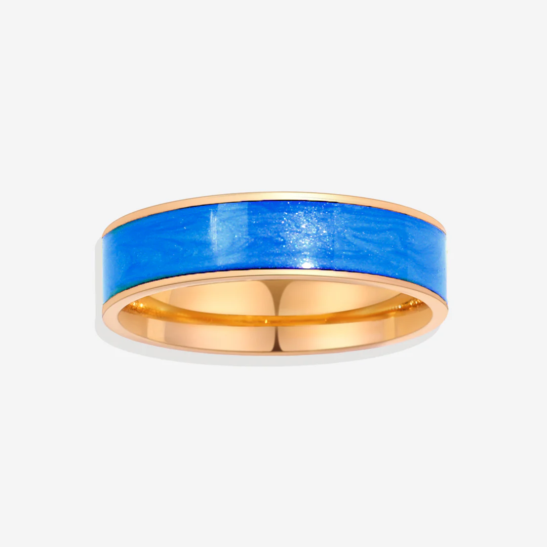 Enamel Band Ring - Image 7