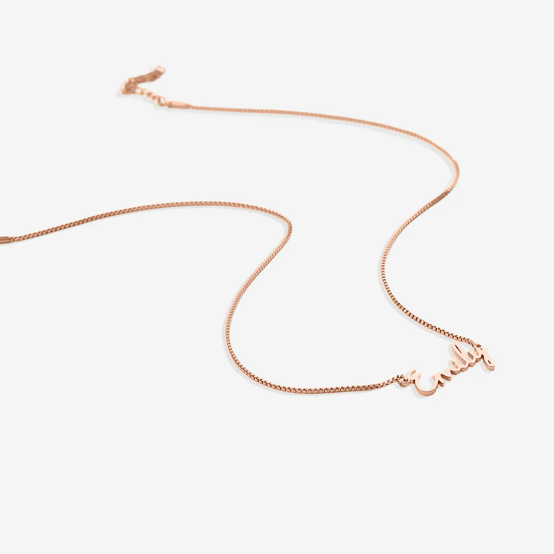Fairy Name Necklace with Box Chain - Image 13