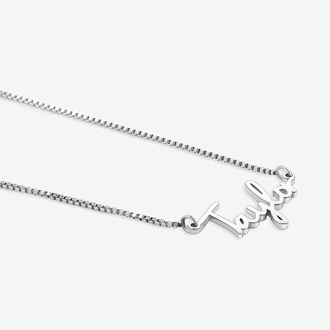 Fairy Name Necklace with Box Chain - Image 15