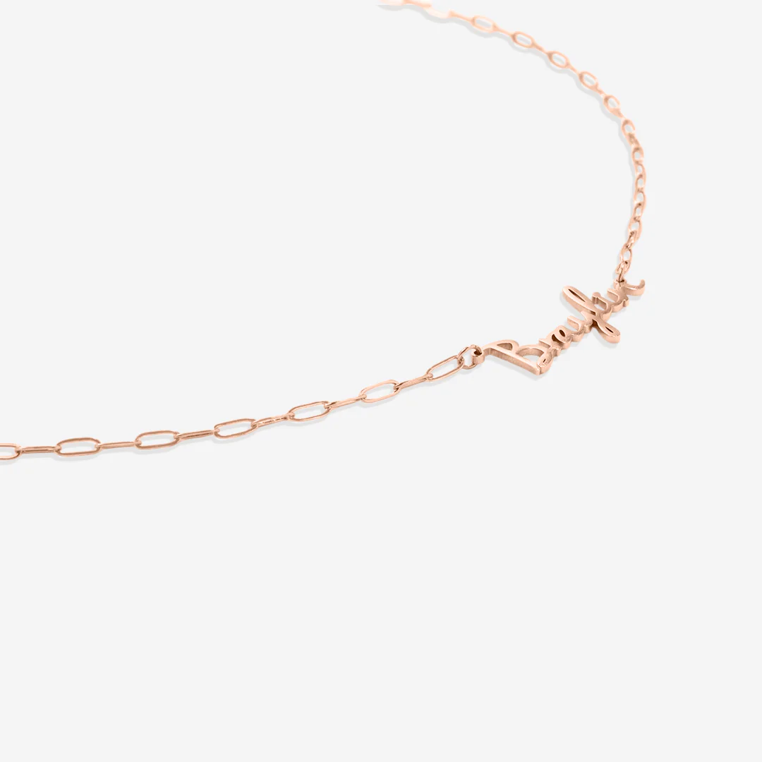Fairy Name Necklace with Box Chain - Image 53