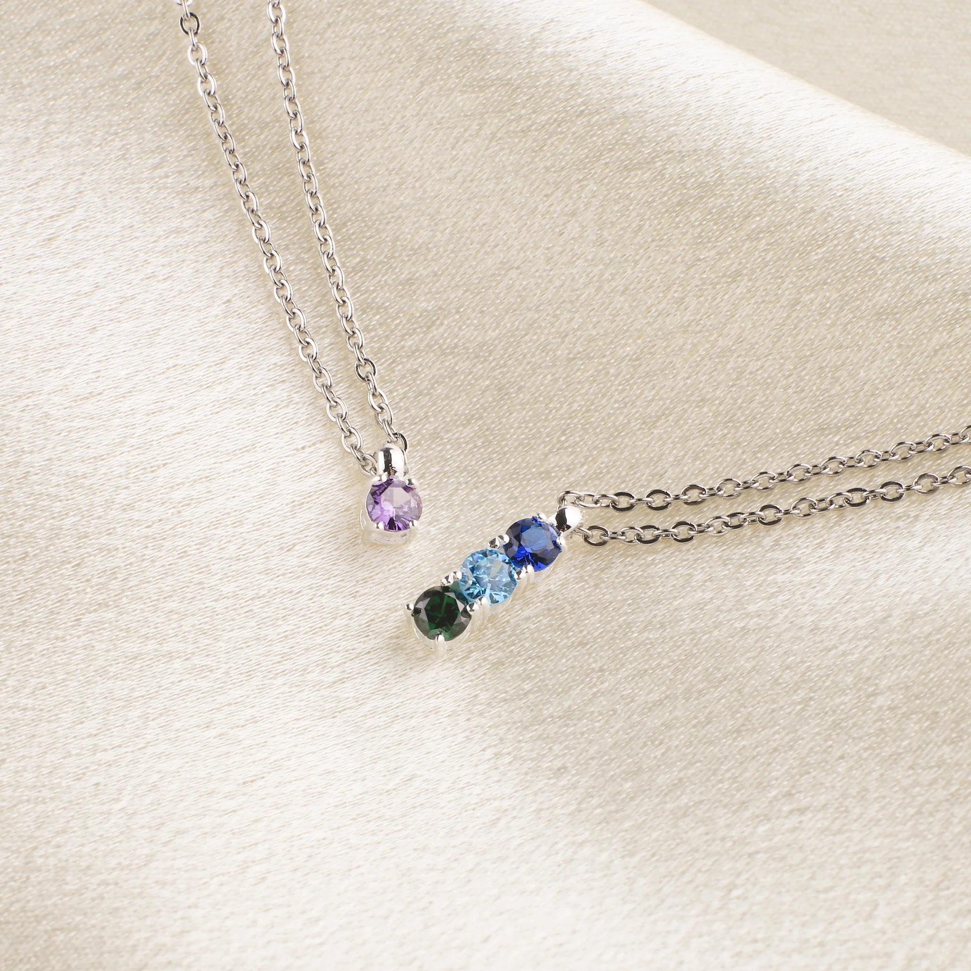 Family Birthstone Necklace - Image 10