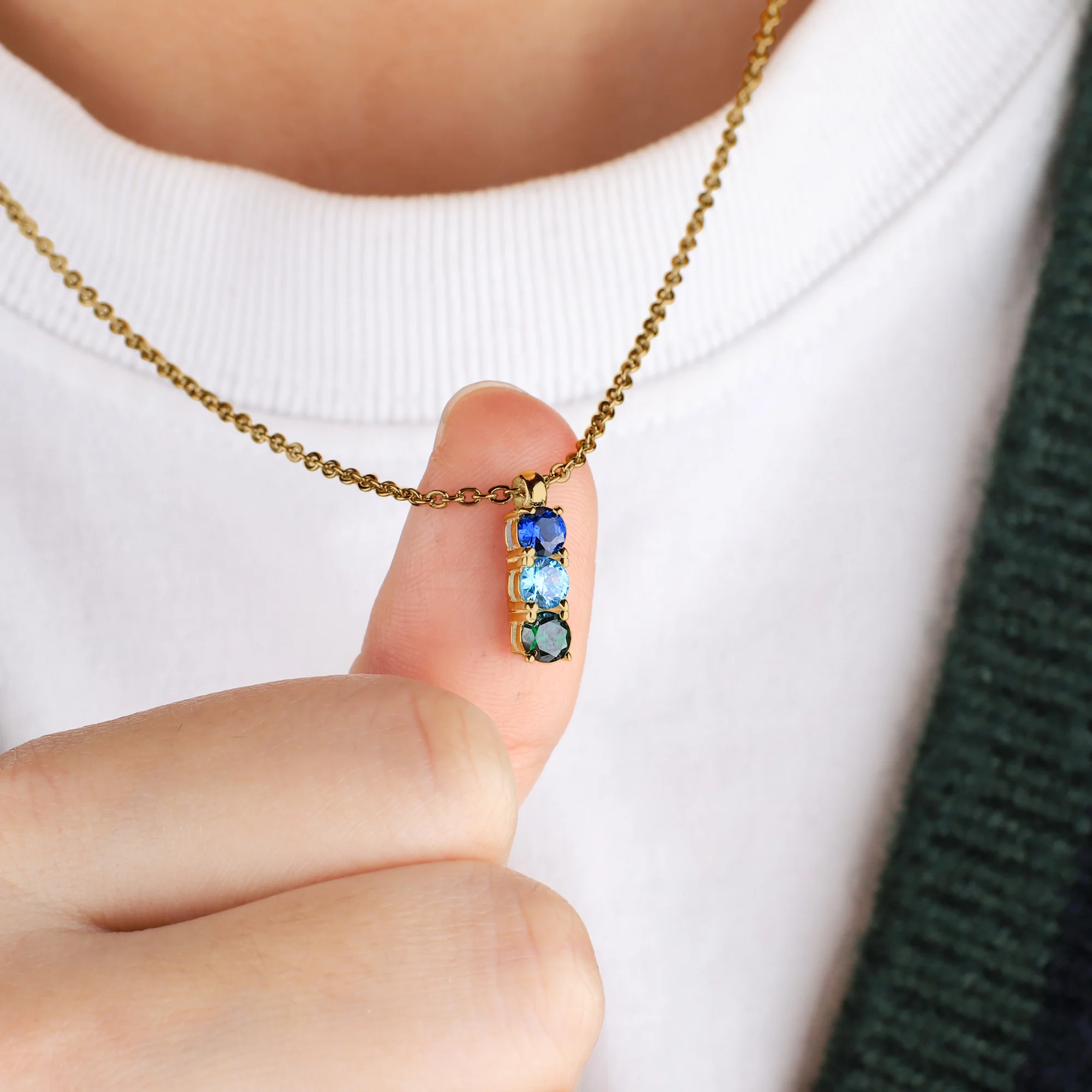 Family Birthstone Necklace - Image 12