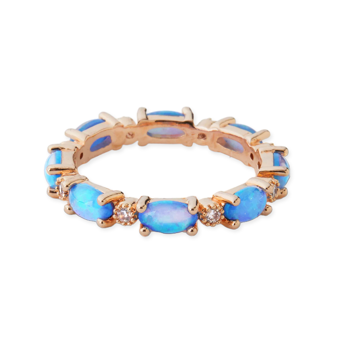 Eternity Fire Opal Ring - Image 20