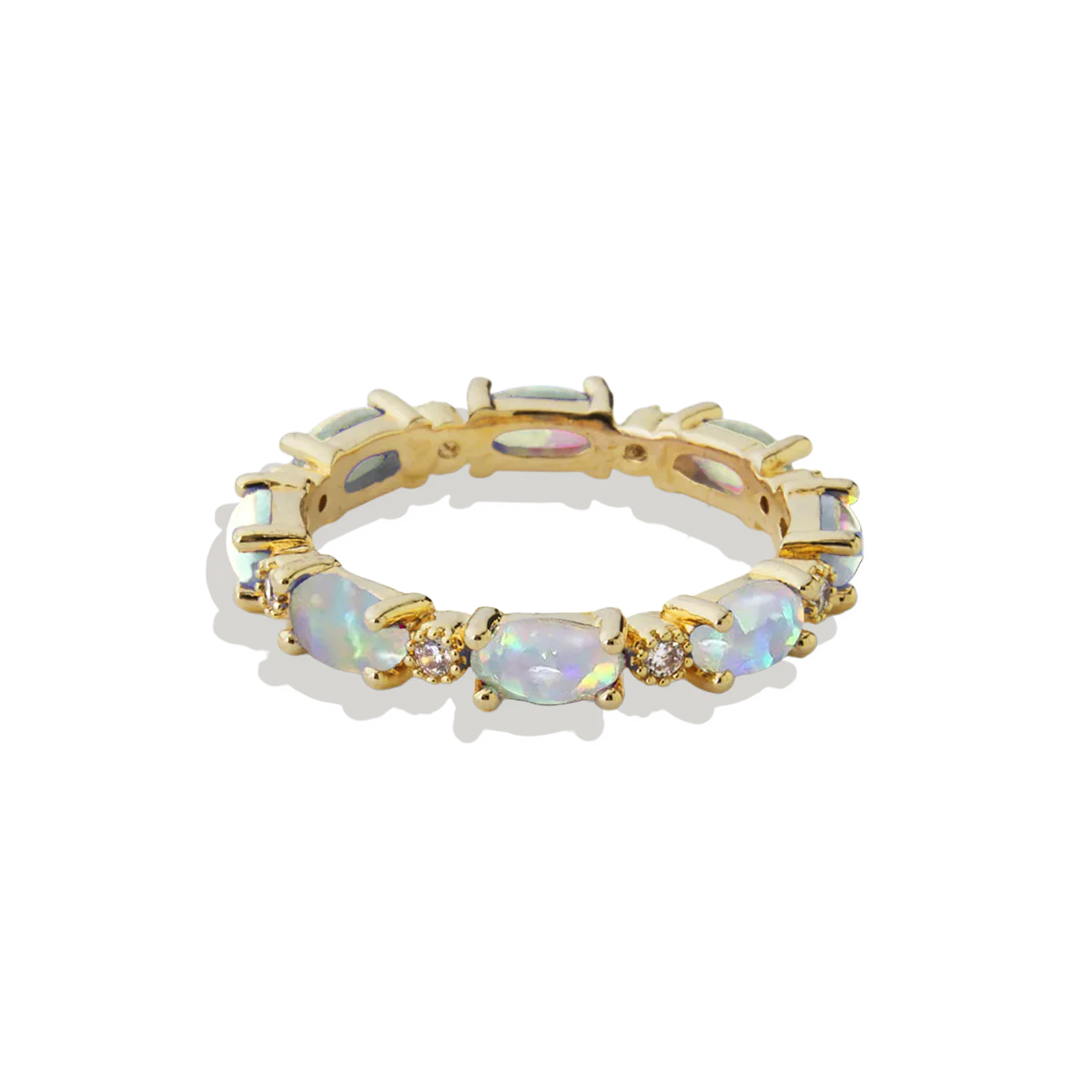 Eternity Fire Opal Ring - Image 29