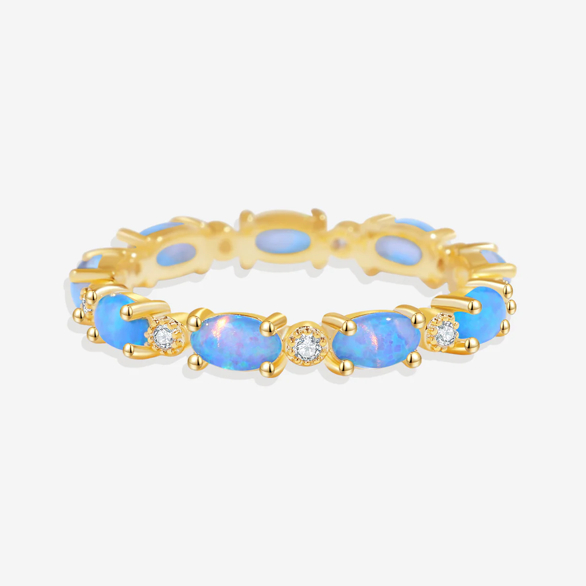 Eternity Fire Opal Ring - Image 39