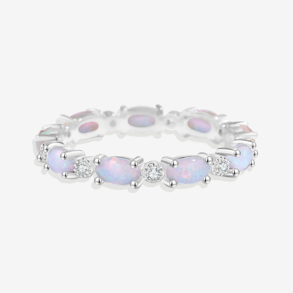 Eternity Fire Opal Ring - Image 40
