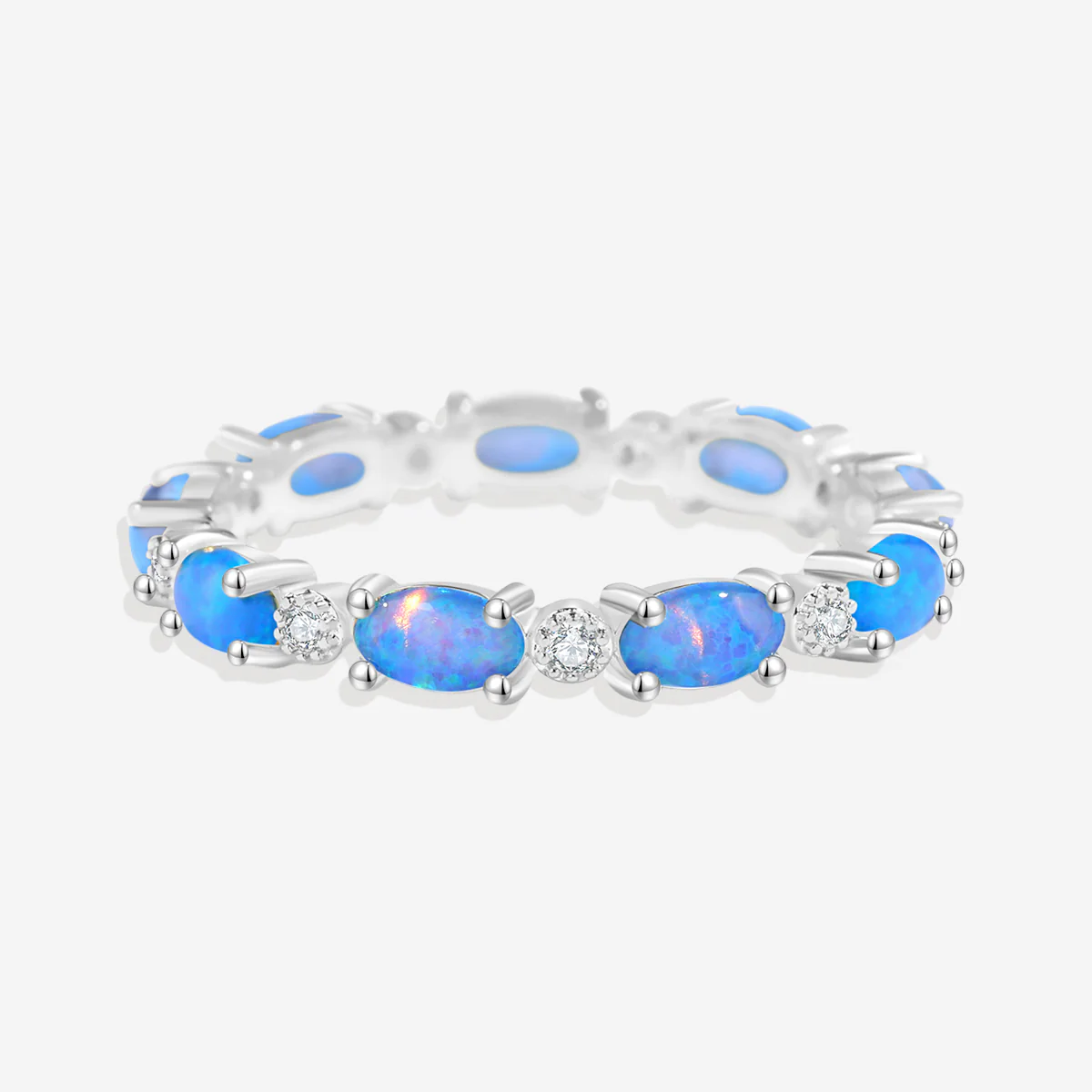 Eternity Fire Opal Ring - Image 41