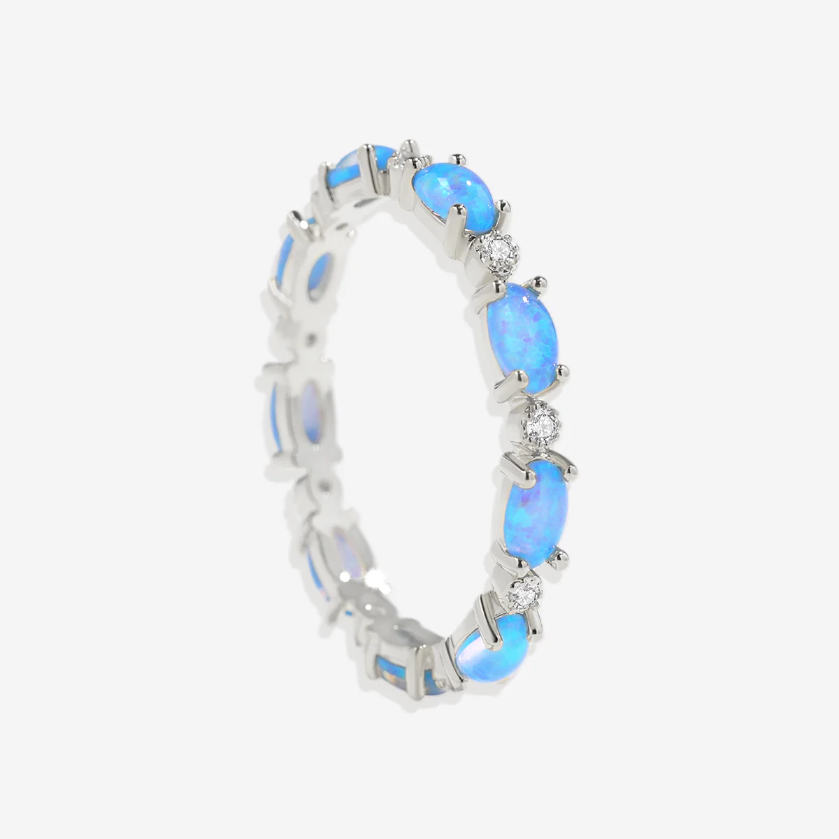 Eternity Fire Opal Ring - Image 45