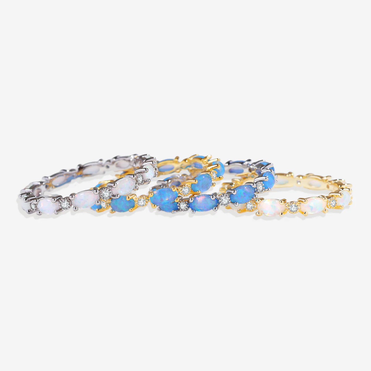 Eternity Fire Opal Ring - Image 49