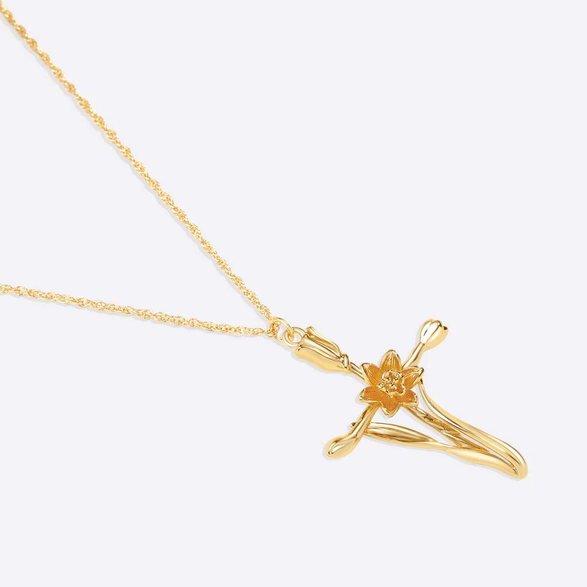 Floral Cross Pendant Necklace - Image 31