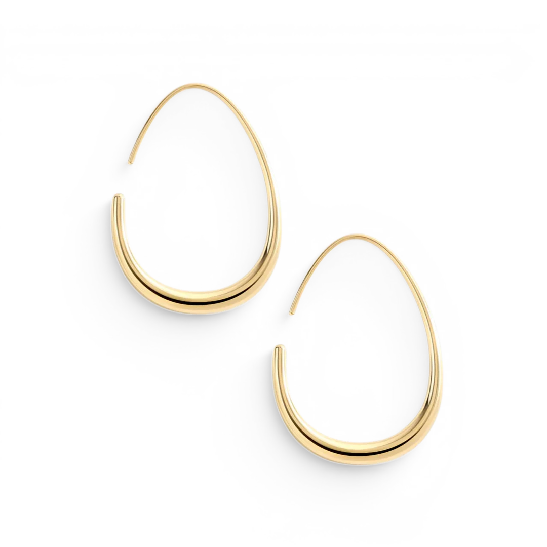 Fluid Hoop Earrings